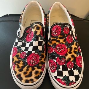 Leopard Roses Vans